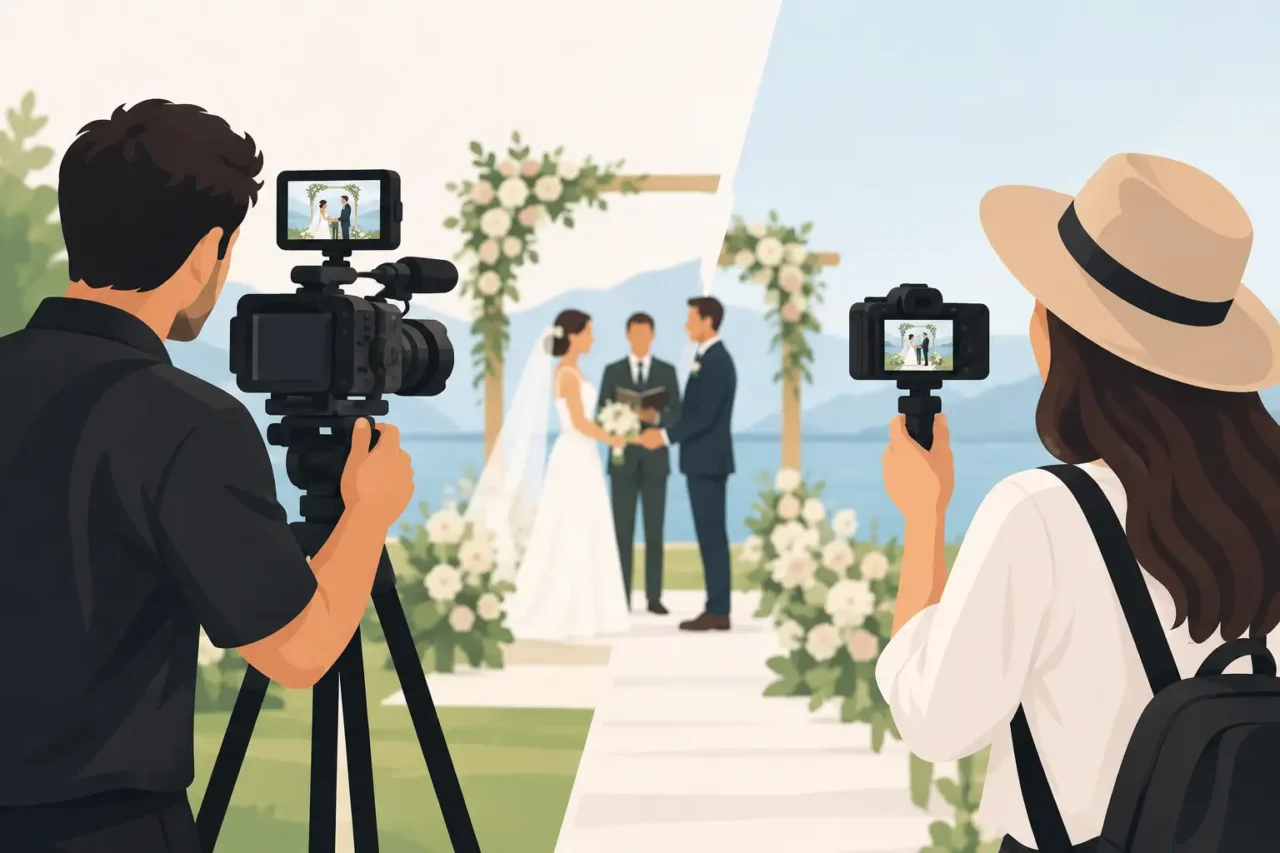 Videography vs Content Creator for Weddings