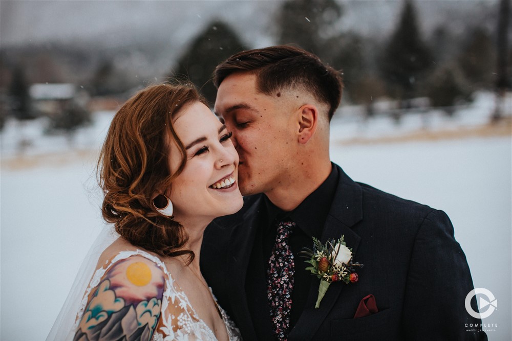 Keely + Bryan • Mount Princeton Wedding in the Snow