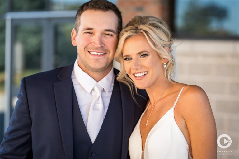 Complete Weddings + Events Photography, Bride and Groom Smiling, Wedding Portraits