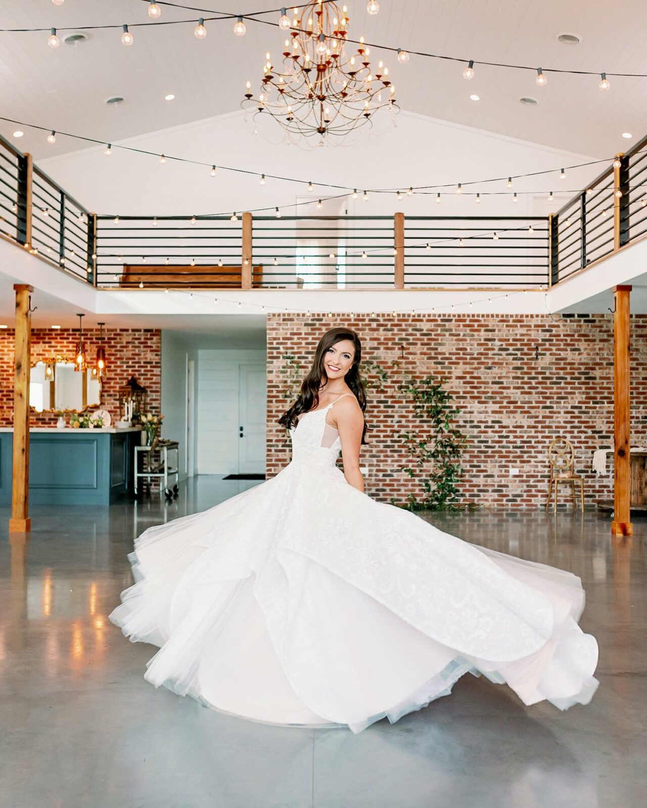 bride at Emerson fields venue