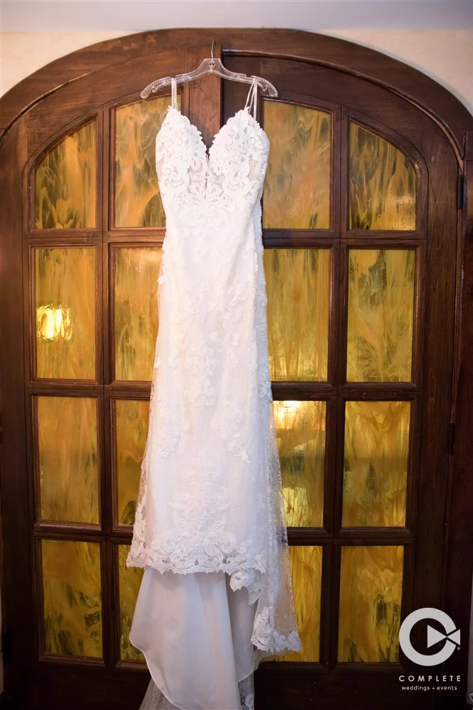 photo of the wedding dress