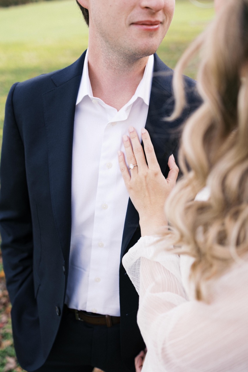 classic engagement photo