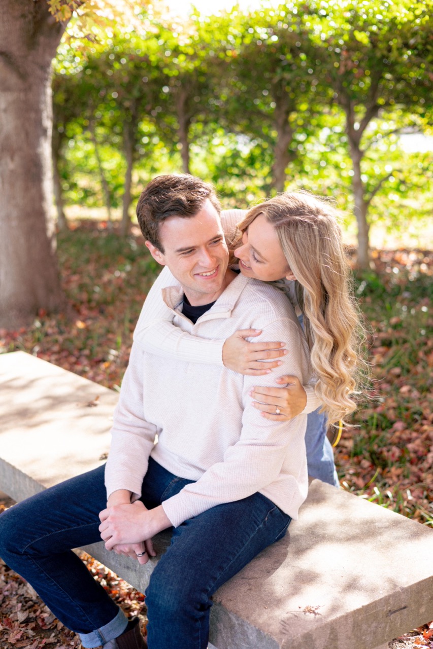 couple talking candid photo