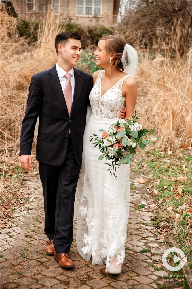 Bride, Groom, Wedding Day, Bouquet, Wedding Flowers, Complete Weddings + Events Photography