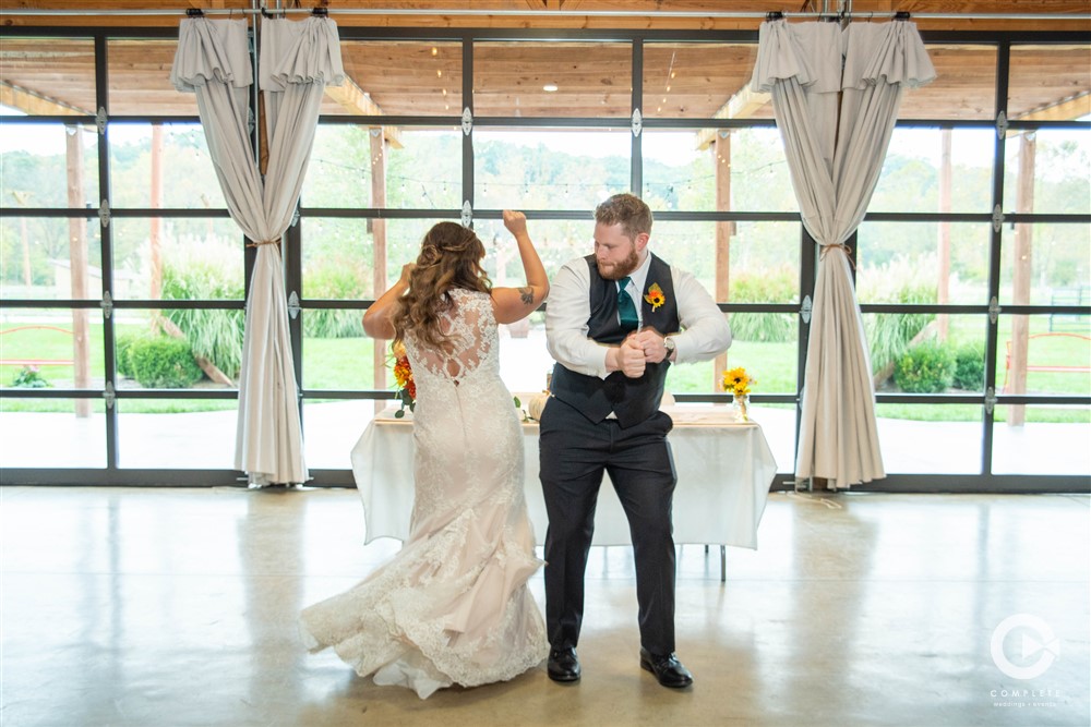Complete Weddings + Events Photography, bride and groom dancing