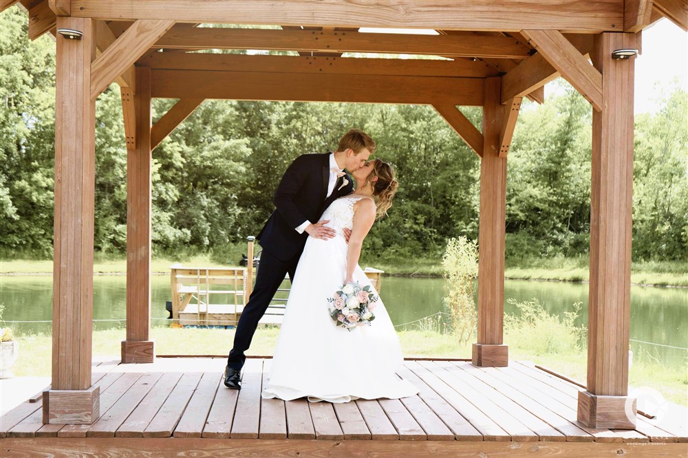 Columbia Wedding Photography, Bride, Groom, Complete Weddings + Events Photography, Wedding Day, Bride and Groom Kissing