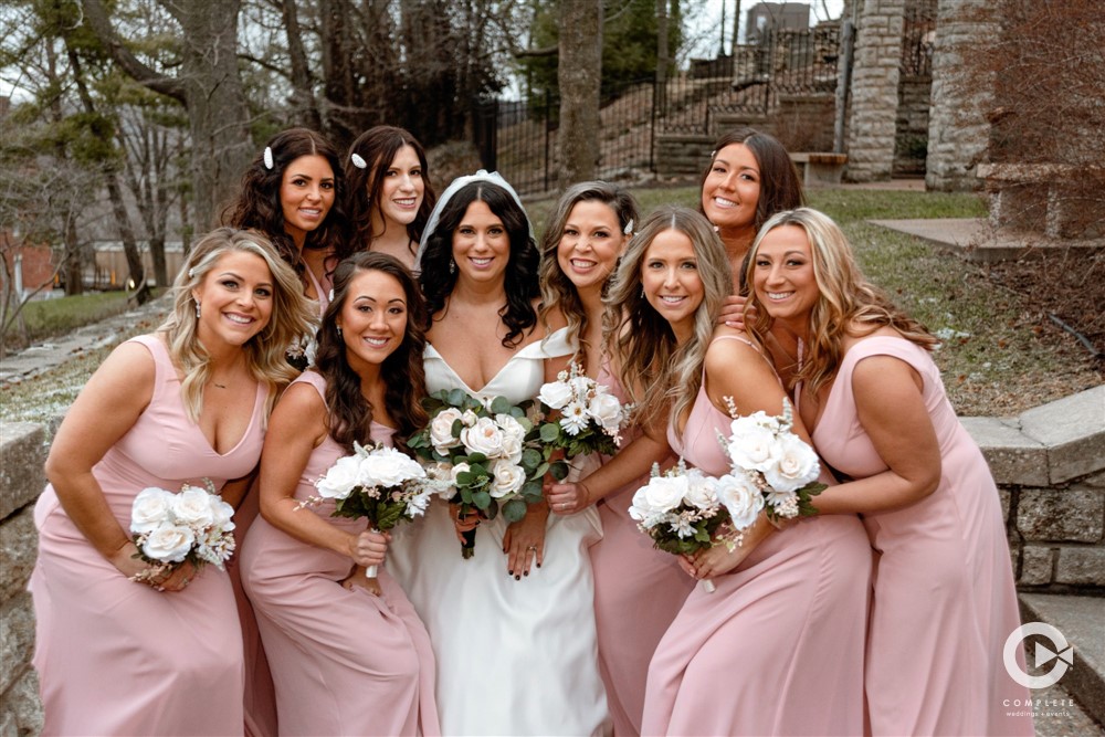 Complete Weddings + Events Photography, Bride, Bridesmaids, Jefferson City