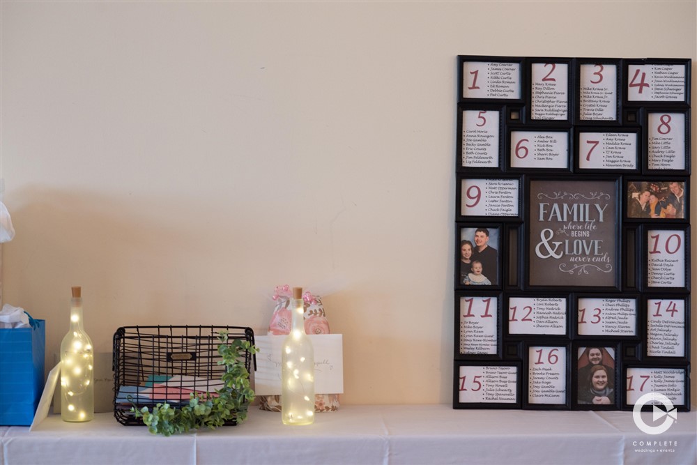 Reception Decor TABLE NUMBERS, CUTE