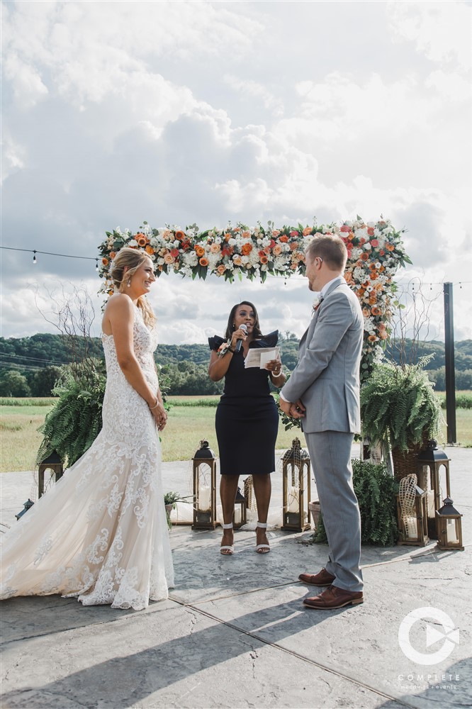 Marriage license, wedding, bride & groom