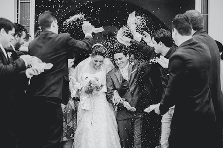 Bride and Groom exit