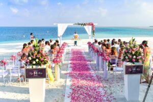 beach wedding
