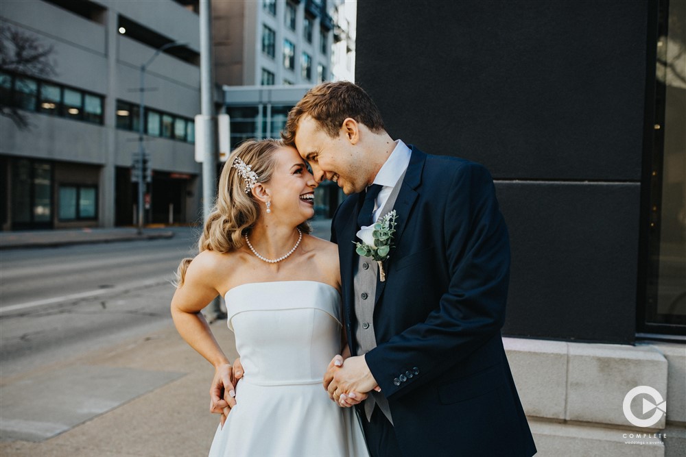 Julie + Anthony • Winter Wedding at the Tea Room