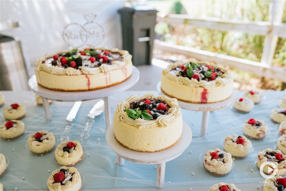 cheesecake for wedding dessert