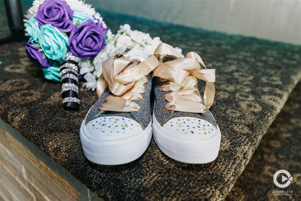 wedding day sneakers | wedding shoe trends