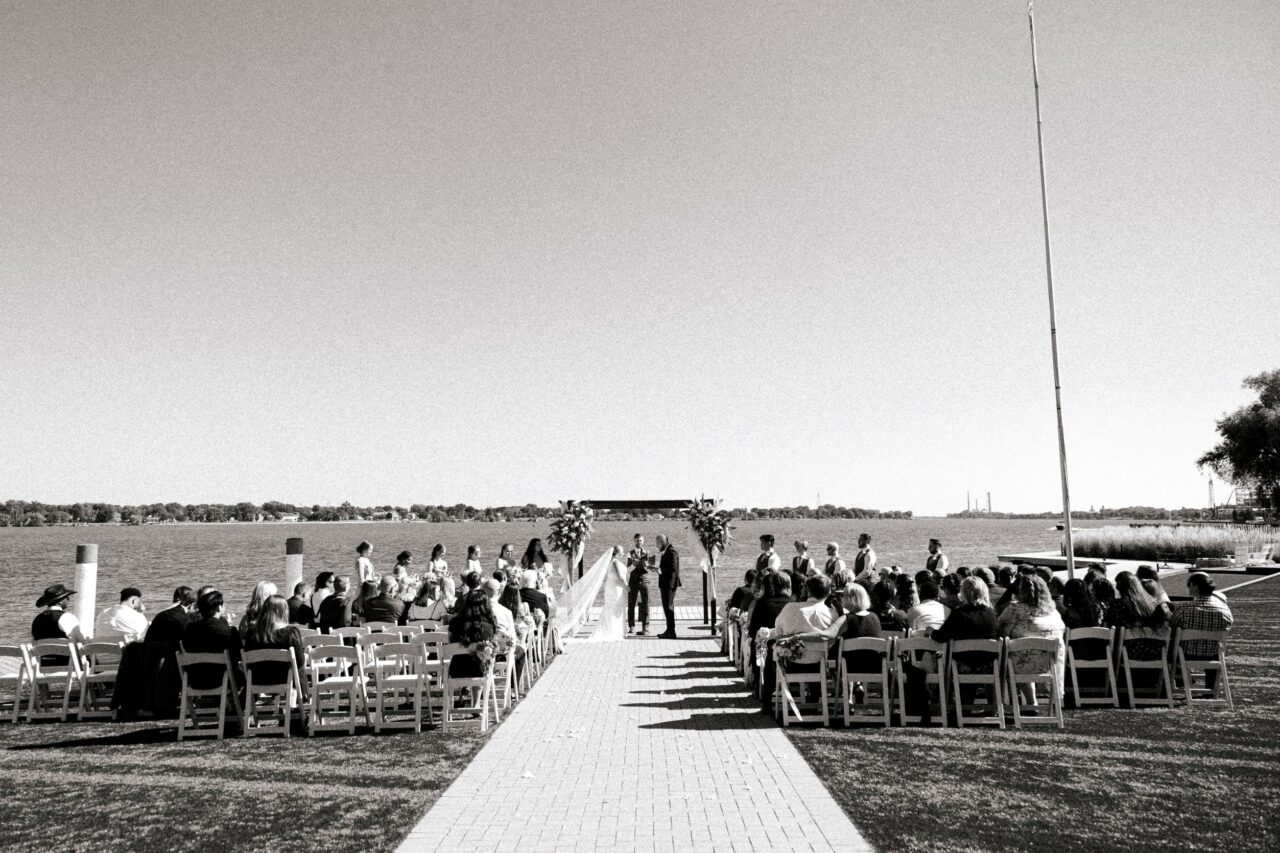 Ceremony B&W Photography by Tiarrah Sova