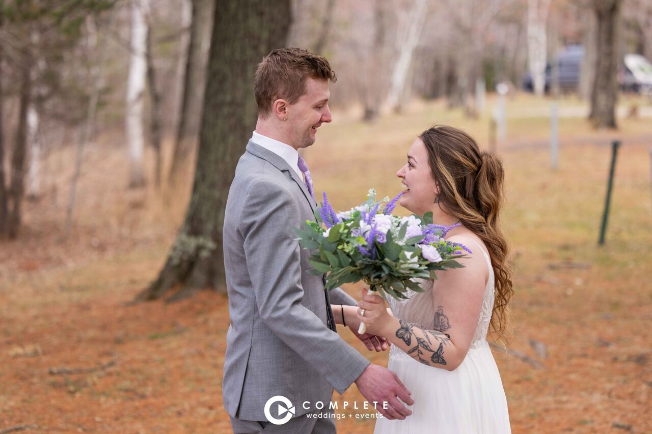Madelyn, Logan, Trees, Wedding dress, Wedding photography, Buffalo House Duluth, MN