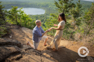 Adam and Nicole surprised he proposes.