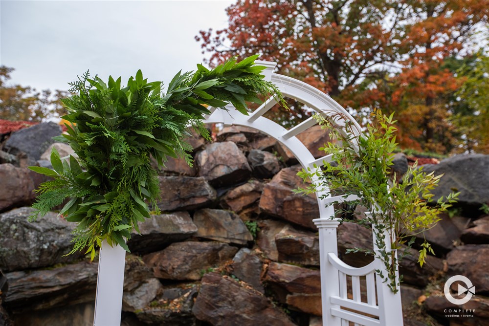 Archway for ceremony