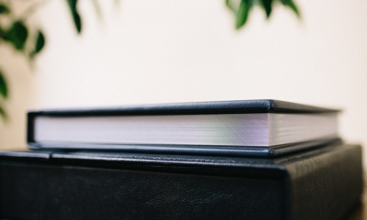 Miami leather Wedding album sample
