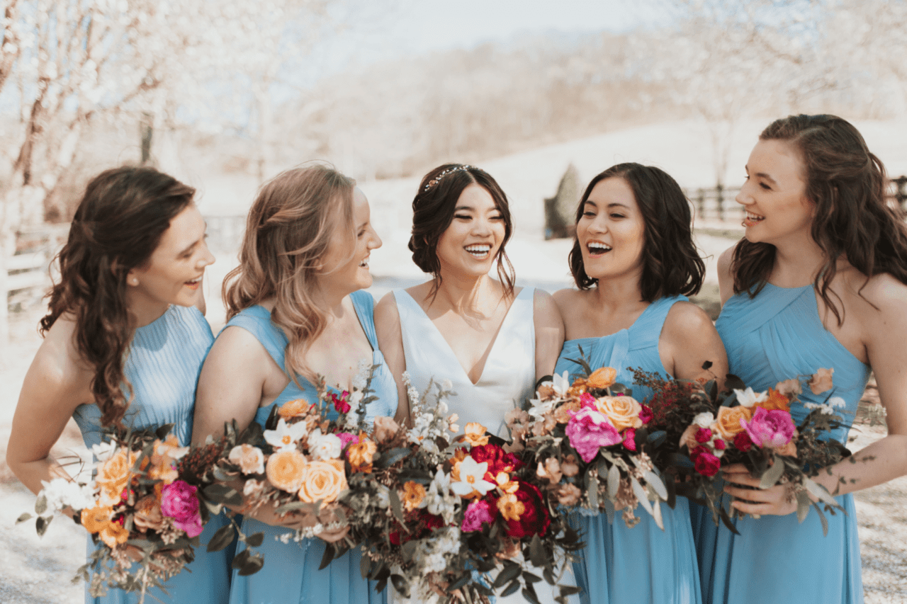 asian bridesmaids hairstyles