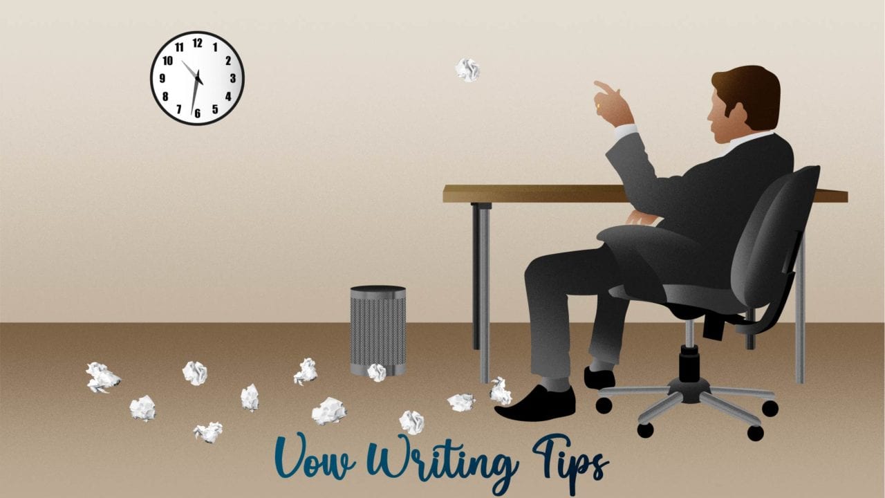 Vow Writing Tips from Wedding Experts