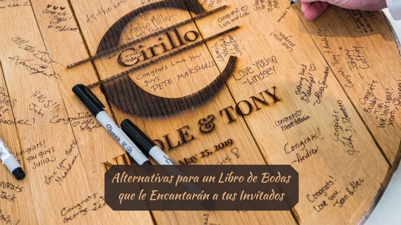 Alternativas para un Libro de Bodas que le Encantarán a tus Invitados