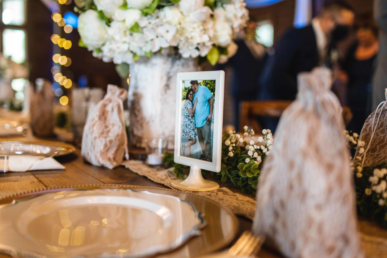 glamorous rustic theme