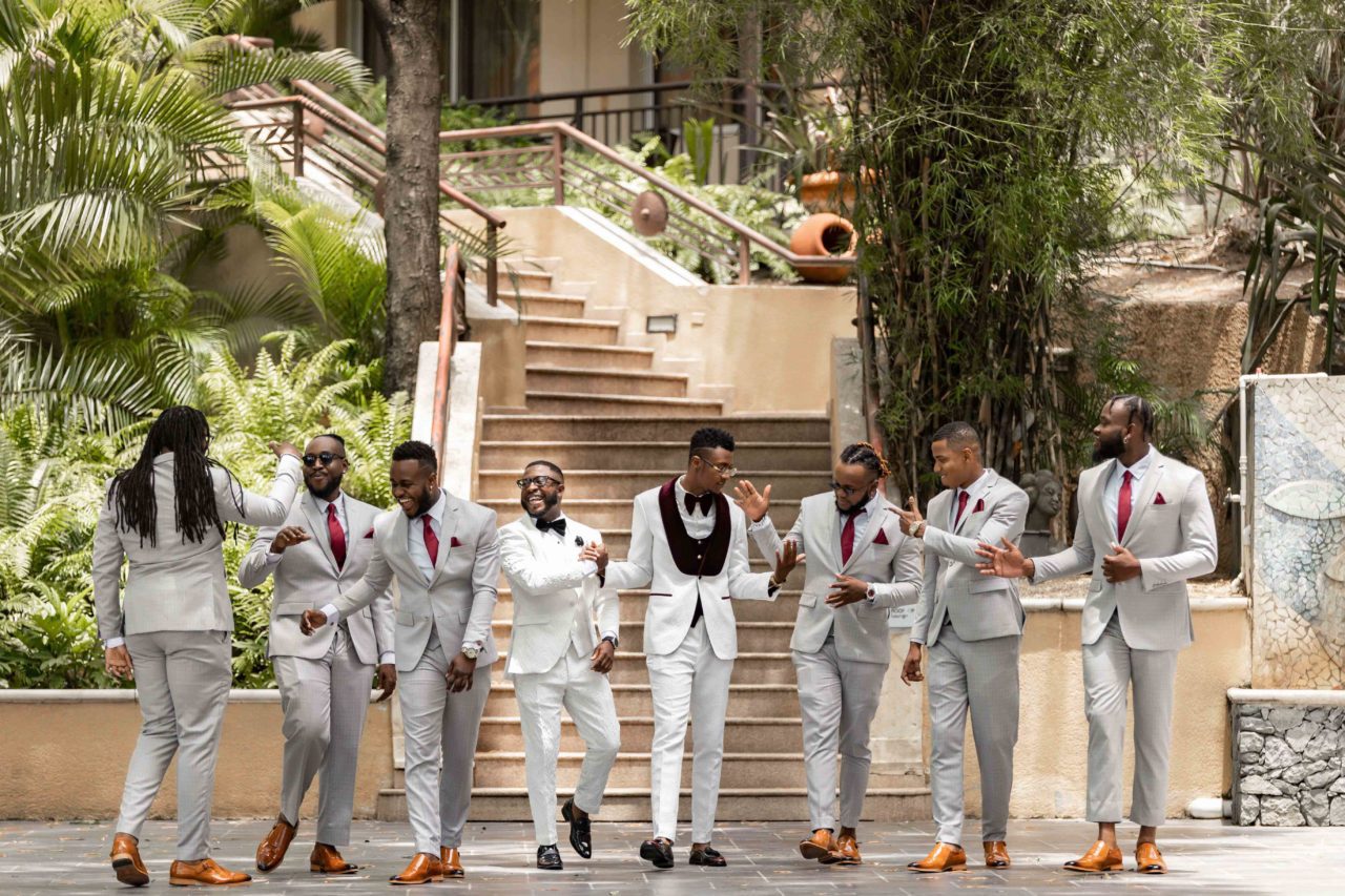 Marvens groomsmen wedding photographer