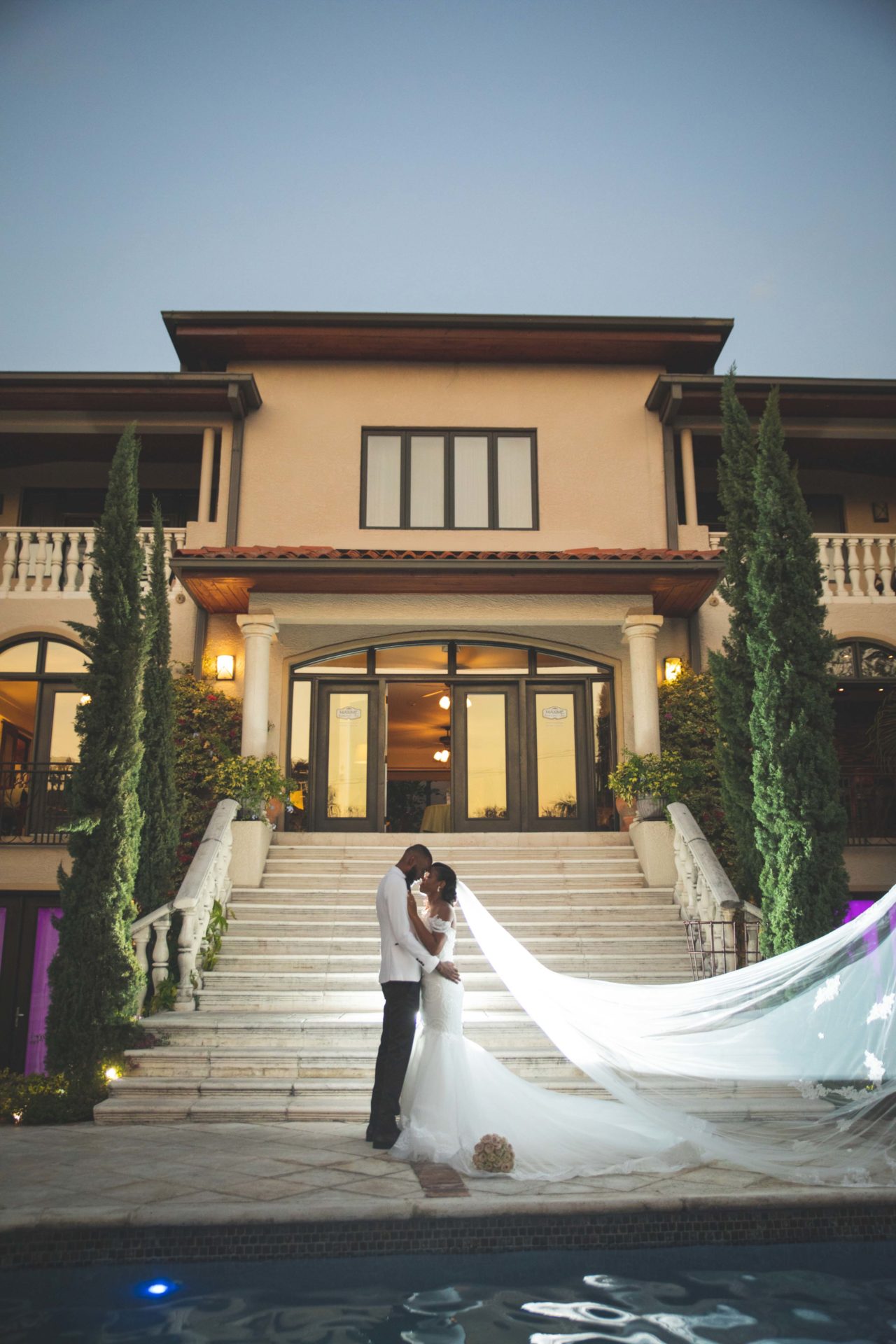 Marvens bride and groom portrait wedding photographer