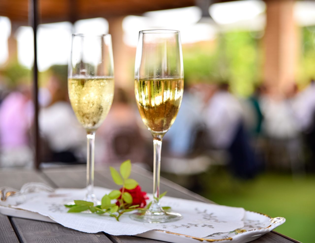 Wedding photography Riesling toast