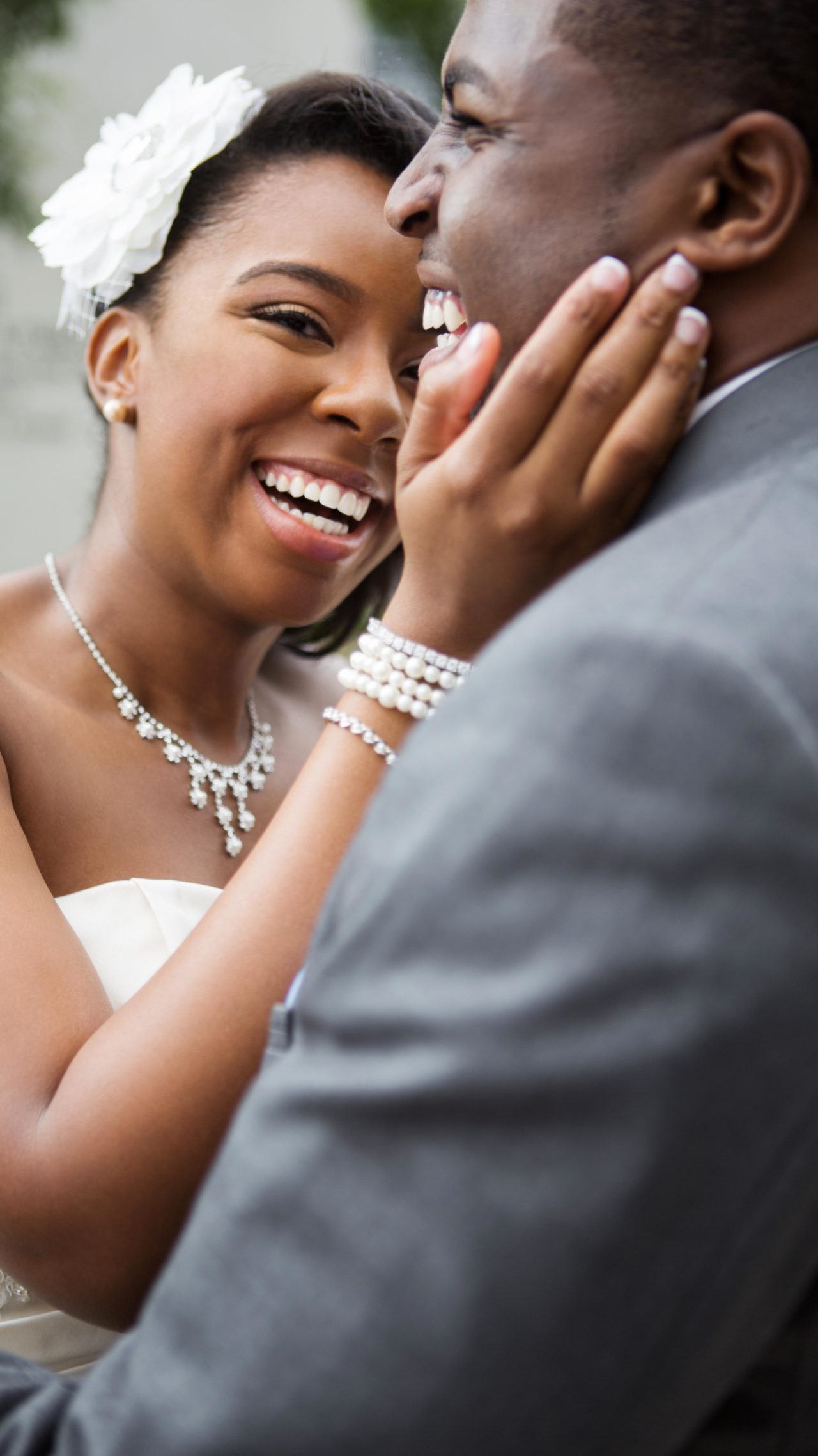 Bride and groom talking - Stress Reducing Exercise Tips for Brides – wedding photography