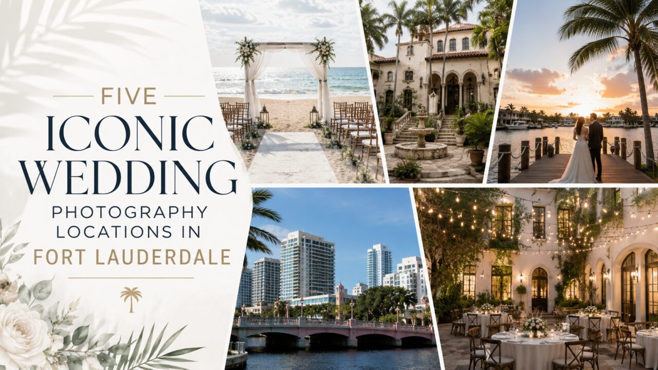 Five Iconic Wedding Photography Locations in Fort Lauderdale