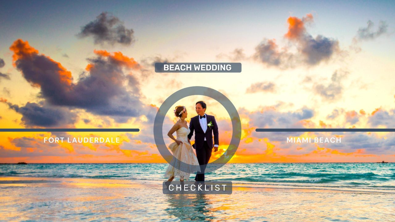 Beach Wedding Checklist