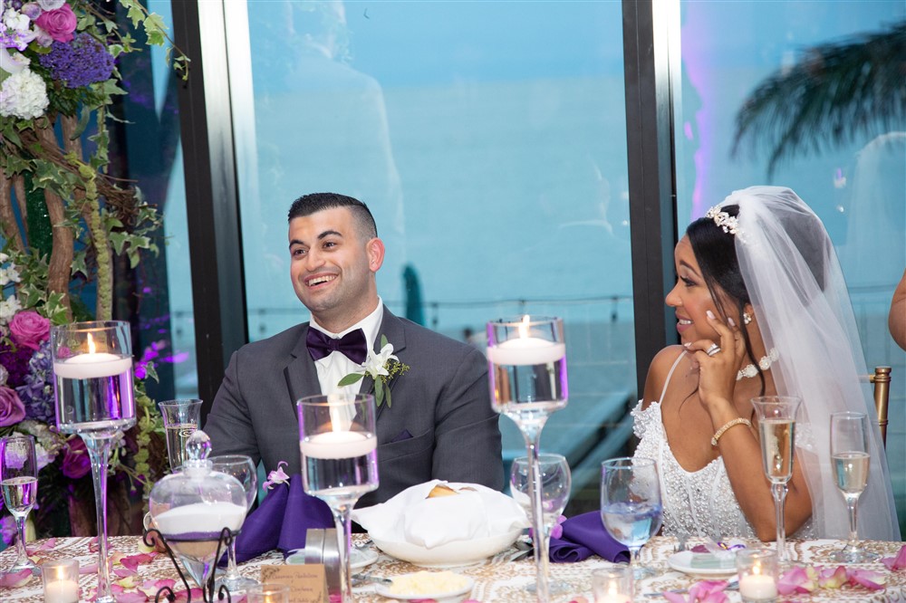 Head table Palm Beach Wedding at Tideline Ocean Resort