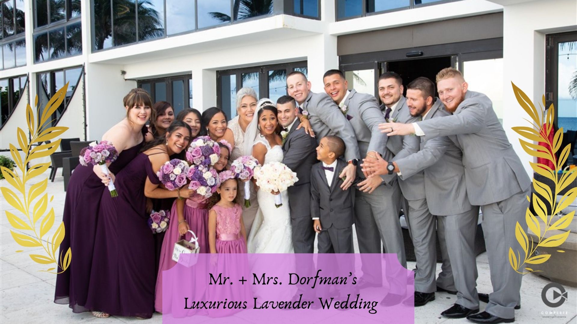 Mr. + Mrs. Dorfman's Luxurious Lavender Wedding • Tideline Ocean Resort • Palm Beach, FL