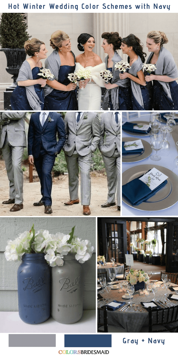 Trendy Gray wedding color