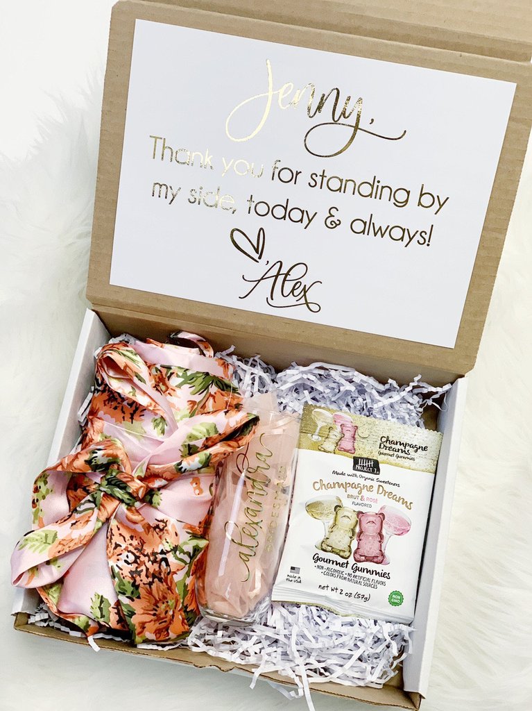 Cute Easy DIY Bridesmaid Gift Box