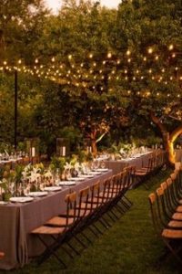 wedding lighting string lighting outdoors