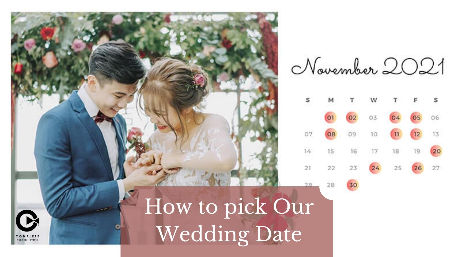 How To Pick A Wedding Date in South Florida