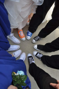wedding party Foot circle