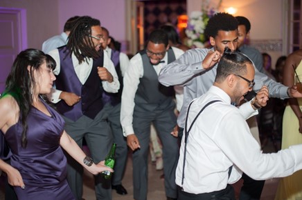 Latin Wedding - guests dancing on the dance floor