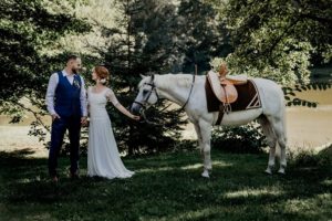 wedding with a horse