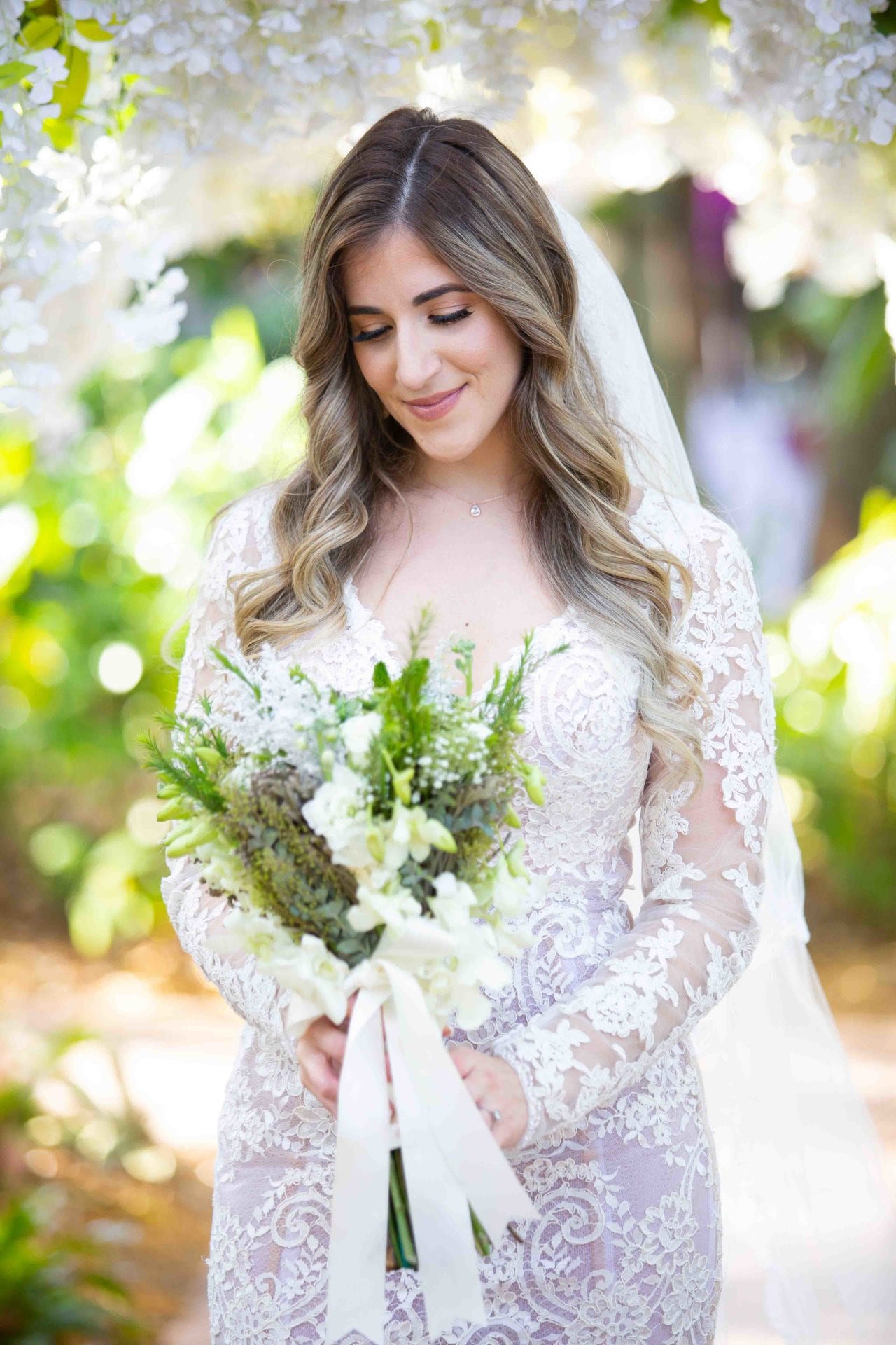 Bride posing at Living Sculpture Sanctuary.JPG