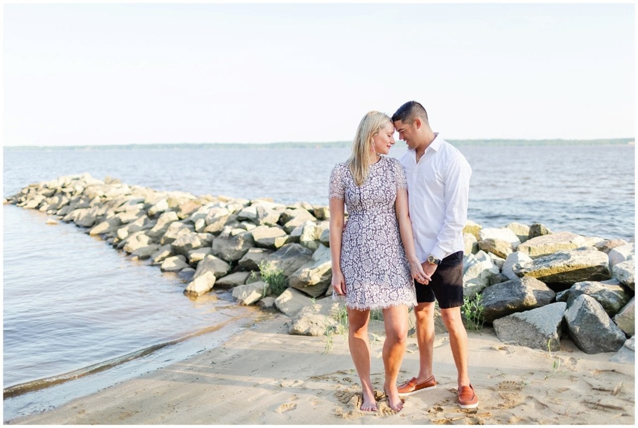 Engagement session photo on the beach