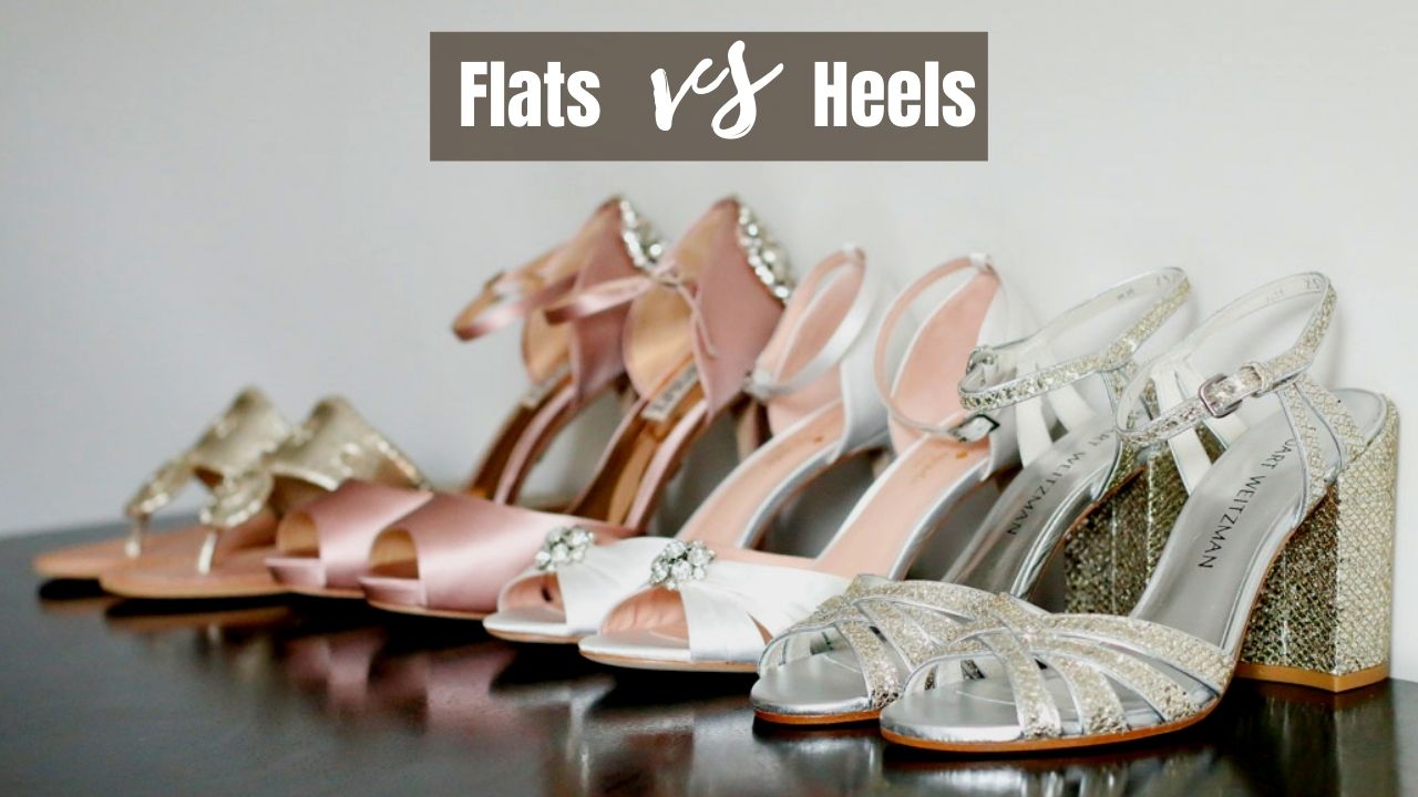 Flats vs Heels: Wedding Shoes