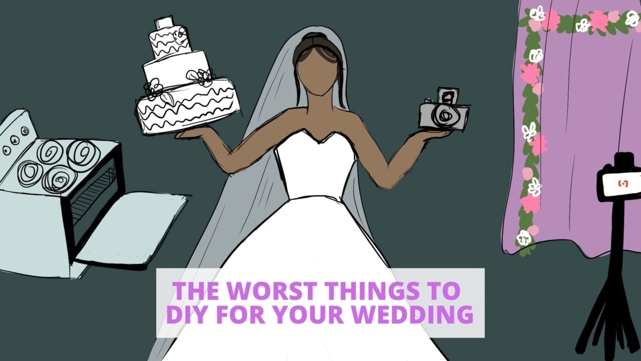 The worst things to DIY for your wedding