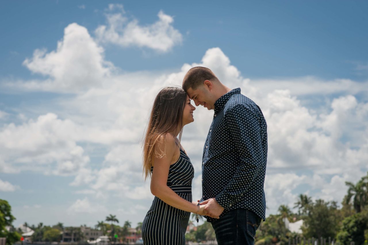 Engagement session with Latin Bride and Groom