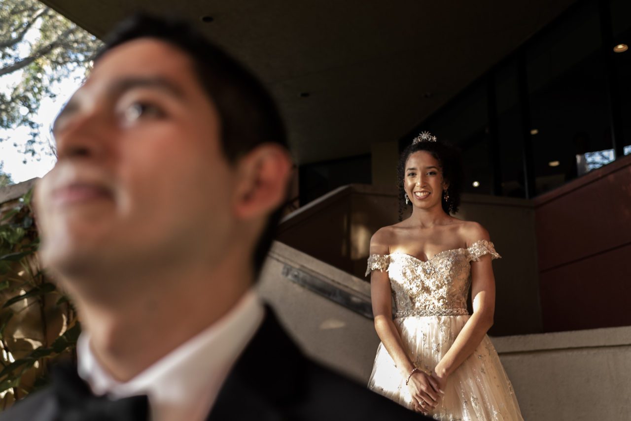 First Look wedding photographer