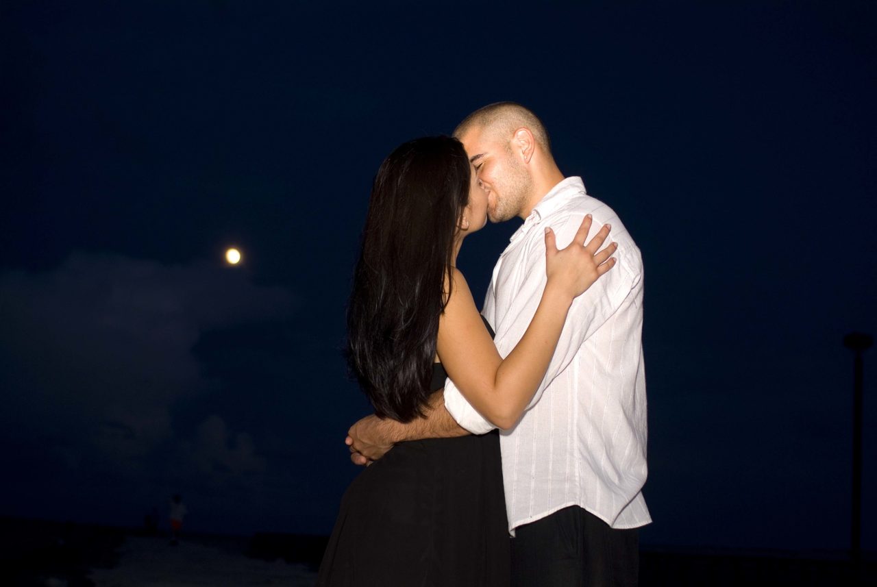 Miami beach wedding photographer full moon
