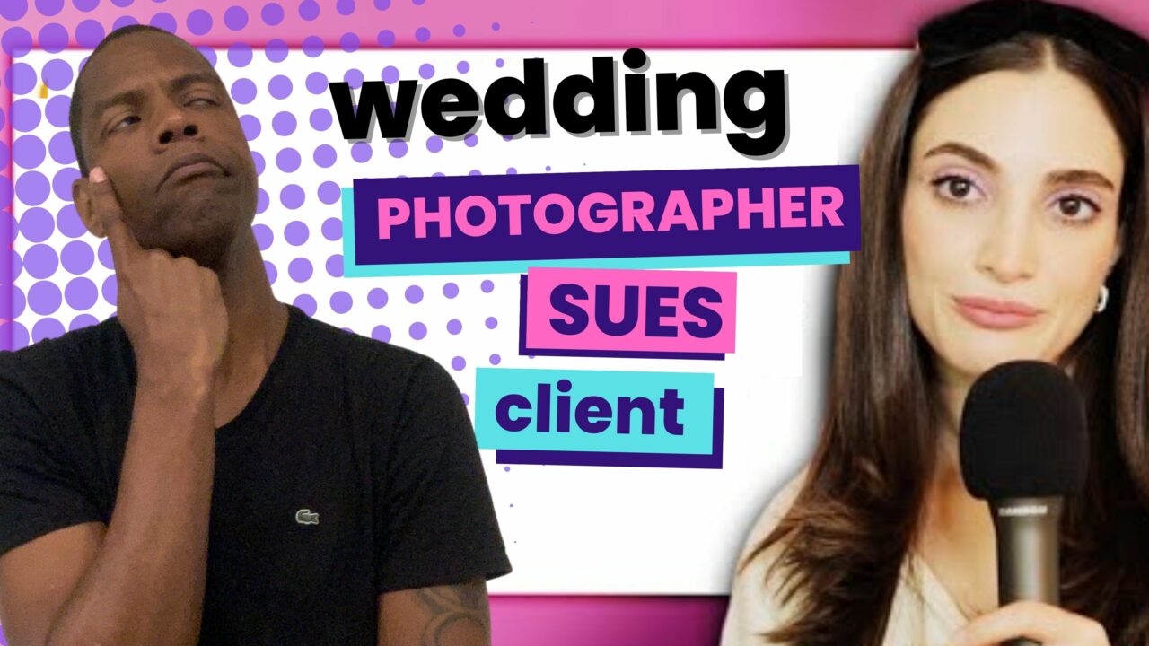 Wedding photographer sues bride